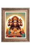 Panchmukhi Hanuman Big Photo Frame - 16x20 Inches for Home & Office Decoration