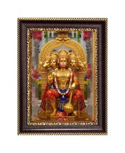 Jai Bajrang bali Digital Print Photo 10.7x12.7 inches (I6078) - Vibrant Religious Wall Art for Home or Office Decor.