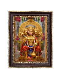 Jai Bajrang bali Digital Print Photo 6.7x8.7 inches - Vibrant Religious Wall Art for Home or Office Decor.