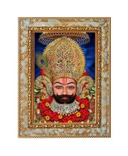 Shree Khatu Shyam Ji Digital Print Photo 6.7x8.7 inches - Vibrant Religious Wall Art for Home or Office Decor.