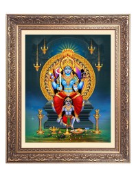 Ma Bhadrakali Big Photo Frame - 18x22 Inches for Home & Office Decoration
