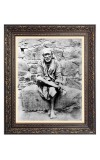 Sai Baba Big Photo Frame - 24x28 Inches for Home & Office Decoration