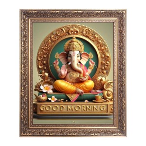 Lord Ganesh Big Photo Frame - 16x20 Inches for Home & Office Decoration Lord Ganesh Big Photo Frame - 16x20 Inches for Home & Office Decoration