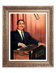 Indian playback singer Mohammed Rafi Big Photo Frame - 24x28 Inches for Home & Office Decoration