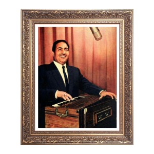 Indian playback singer Mohammed Rafi Big Photo Frame - 24x28 Inches for Home & Office Decoration