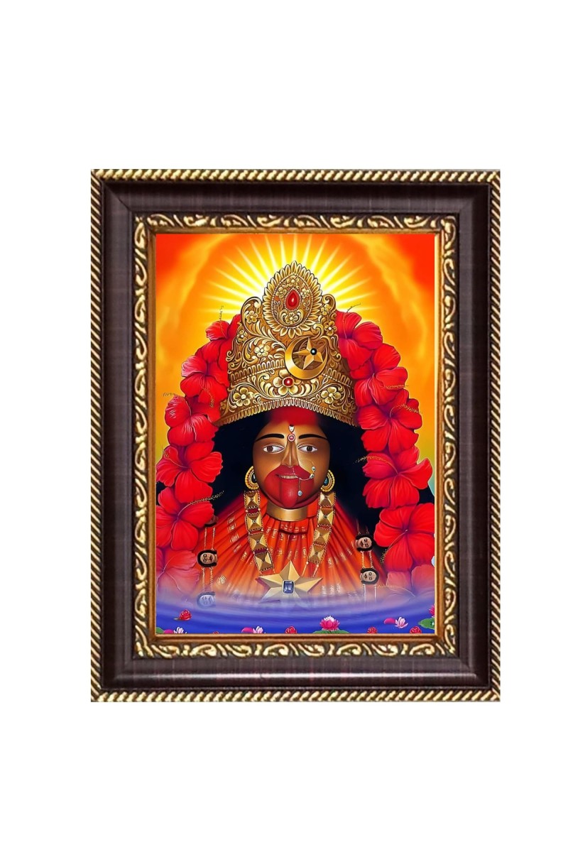 Maa Tara Digital Print Photo 12.7x14.7 inches (I6054) - Vibrant Religious Wall Art for Home or Office Decor.