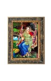 Shri Radha Digital Print Photo 6.7x8.7 inches - Vibrant Religious Wall Art for Home or Office Decor.