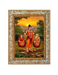 Shravan Kumar Digital Print Photo 8.7x10.7 inches (I6024) - Vibrant Religious Wall Art for Home or Office Decor.
