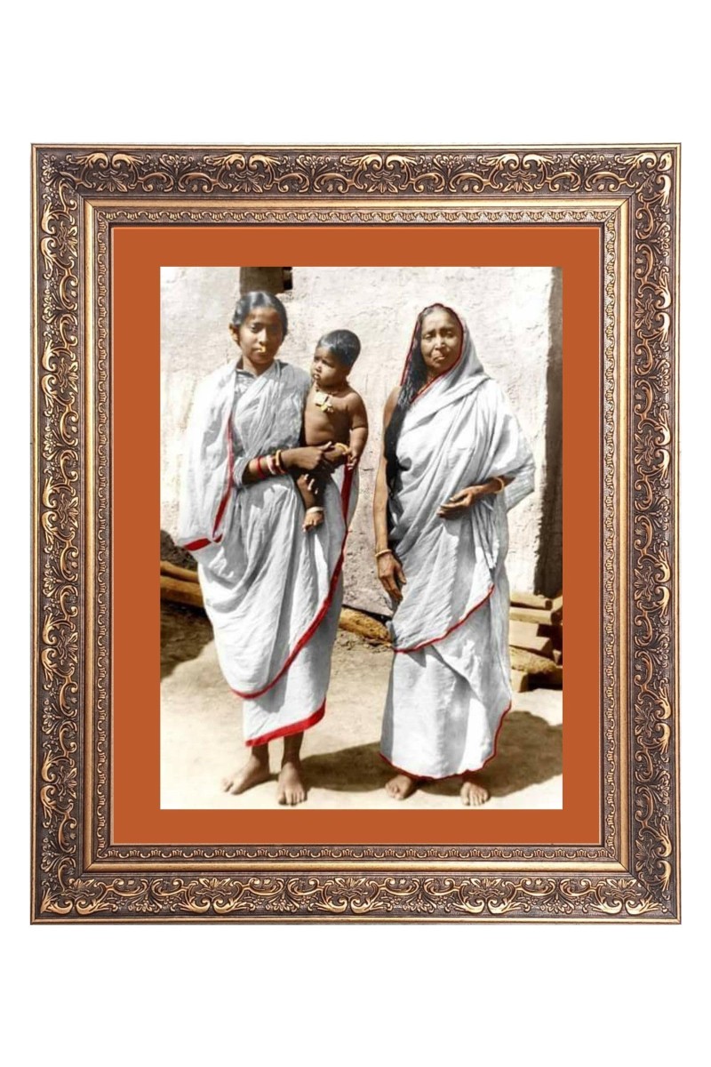 Maa Sarada Big Photo Frame - 16x20 Inches for Home & Office Decoration