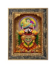 Lord Jagannath Digital Print Photo 8.7x10.7 inches (I6018) - Vibrant Religious Wall Art for Home or Office Decor.