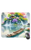 Customized Beautiful Nature View Picture Sublimation Mouse Pad | 8 X 7.5 Inch | Smooth Cloth Surface | Non-Slip Rubber Base | Personalized Mousepad for Laptop & Desktop (F17185)