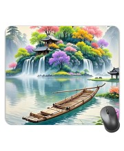 Customized Beautiful Nature View Picture Sublimation Mouse Pad | 8 X 7.5 Inch | Smooth Cloth Surface | Non-Slip Rubber Base | Personalized Mousepad for Laptop & Desktop (F17185)