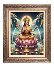 Mata ganga Big Photo Frame - 16x20 Inches for Home & Office Decoration