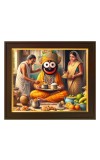 Hitech SalesJagannath Photo Frame | Lord Jagannath Wall Painting For Home Decoration And Gifting size: 10x12 inch