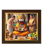 Hitech SalesJagannath Photo Frame | Lord Jagannath Wall Painting For Home Decoration And Gifting size: 10x12 inch