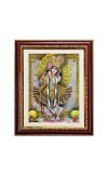 Muralidhara Photo Frame - 12x16 Inches, Brown Wooden Frame for Home, Office & Temple Decoration