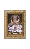 Maa Saraswati Digital Print Photo 6.7x8.7 inches (I6055) - Vibrant Religious Wall Art for Home or Office Decor.