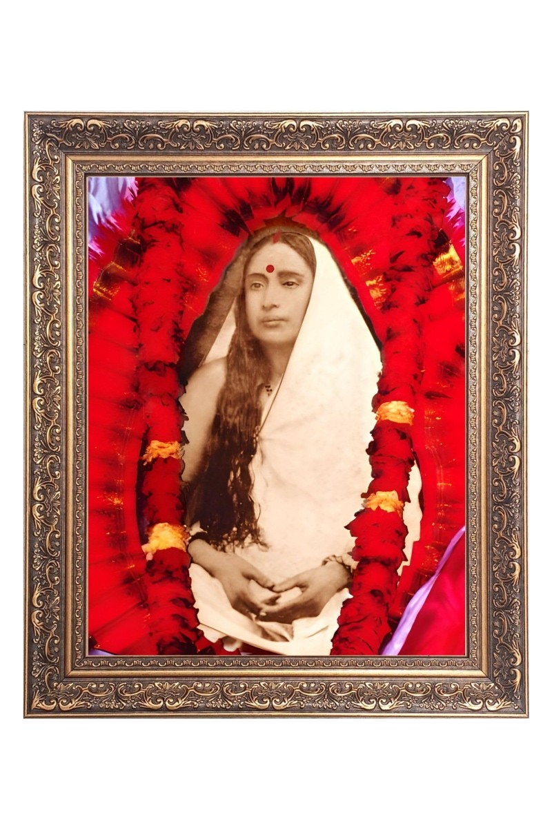 Maa Sarada Big Photo Frame - 16x20 Inches for Home & Office Decoration