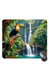 Customized Beautiful River View Picture Sublimation Mouse Pad | 8 X 7.5 Inch | Smooth Cloth Surface | Non-Slip Rubber Base | Personalized Mousepad for Laptop & Desktop (F17321)