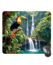 Customized Beautiful River View Picture Sublimation Mouse Pad | 8 X 7.5 Inch | Smooth Cloth Surface | Non-Slip Rubber Base | Personalized Mousepad for Laptop & Desktop (F17321)