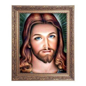 Jishu Chirst Jesus Big Photo Frame - 22x26 Inches for Home & Office Decoration