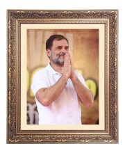 Sri Rahul Gandhi Big Photo Frame - 16x20 Inches for Home & Office Decoration