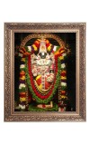 Lord Tirupati Balaji Big Photo Frame - 16x20 Inches for Home & Office Decoration