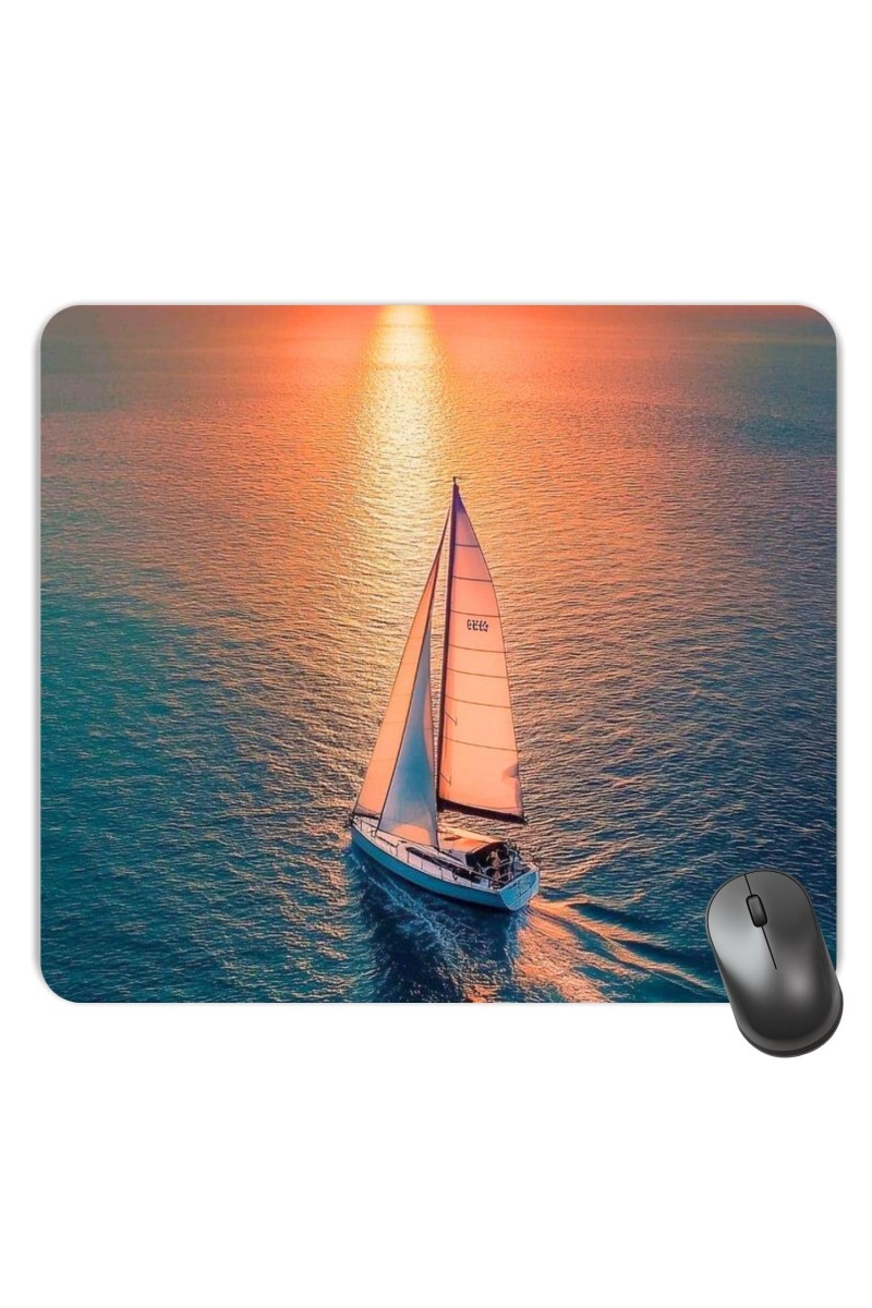 Customized Beatiful Sea View Picture Sublimation Mouse Pad | 8 X 7.5 Inch | Smooth Cloth Surface | Non-Slip Rubber Base | Personalized Mousepad for Laptop & Desktop (F17357)
