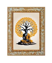 Lord Buddha Digital Print Photo 12.7x14.7 inches (I6045) - Vibrant Religious Wall Art for Home or Office Decor.