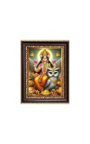 Maa lakshmi Digital Print Photo 6.7x8.7 inches - Vibrant Religious Wall Art for Home or Office Decor.