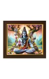 Hitech Sales | Lord Shiva Colorful Photo Frame - Ideal for Home Decoration, Pooja Room and Gifting - Size: 10x12 inch.