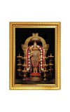 God Hanuman Photo Frame - 10x14 Inches, Brown Wooden Frame for Home, Office & Temple Decoration
