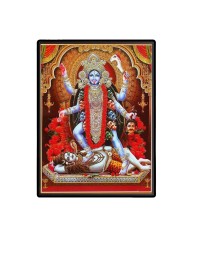 Kali Laminated Photo - 5x7 Inches, Divine Blessings for Home & Office and Temple Decoration
