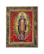 Jai Maa Kali Digital Print Photo 8.7x10.7 inches (I6119) - Vibrant Religious Wall Art for Home or Office Decor.