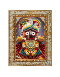 Lord jagannath Digital Print Photo 6.7x8.7 inches - Vibrant Religious Wall Art for Home or Office Decor.
