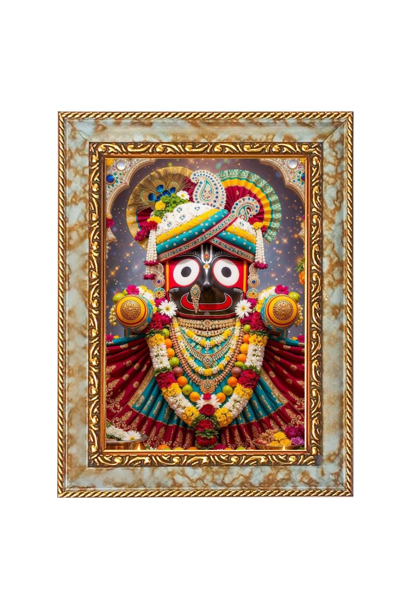 Lord jagannath Digital Print Photo 8.7x10.7 inches (I5994) - Vibrant Religious Wall Art for Home or Office Decor.