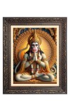 Sri hanuman Big Photo Frame - 16x20 Inches for Home & Office Decoration