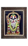 Lord Tirupati Big Photo Frame - 16x20 Inches for Home & Office Decoration