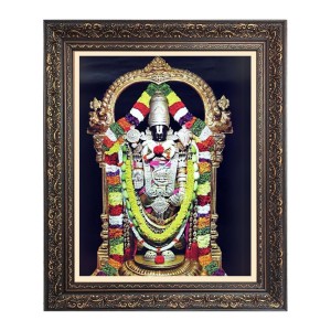Lord Tirupati Big Photo Frame - 24x28 Inches for Home & Office Decoration Lord Tirupati Big Photo Frame - 24x28 Inches for Home & Office Decoration