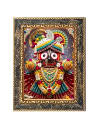 Lord jagannath Digital Print Photo 10.7x12.7 inches (I5995) - Vibrant Religious Wall Art for Home or Office Decor.