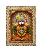 Lord Jagannath Digital Print Photo 8.7x10.7 inches (I6017) - Vibrant Religious Wall Art for Home or Office Decor.