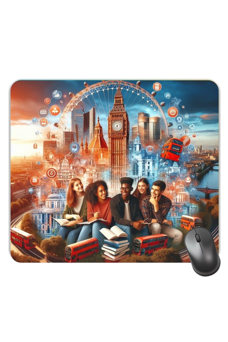 Customized Young Generation Picture Sublimation Mouse Pad | 8 X 7.5 Inch | Smooth Cloth Surface | Non-Slip Rubber Base | Personalized Mousepad for Laptop & Desktop (F17429)