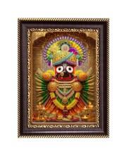 Lord Jagannath Digital Print Photo 8.7x10.7 inches (I6019) - Vibrant Religious Wall Art for Home or Office Decor.
