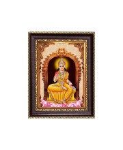 Sri Maa Annapurna Devi Digital Print Photo 6.7x8.7 inches - Vibrant Religious Wall Art for Home, Office and Temple Decor.