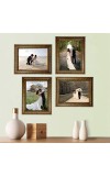 HI Tech Sales Combo Of Beautiful Personalised Photo Frames Of 4 (7X9 inch) for Tabletop And Wall mount