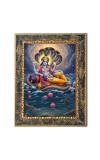Lord vishnu Digital Print Photo 8.7x10.7 inches (I6100) - Vibrant Religious Wall Art for Home or Office Decor.