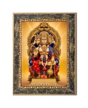 Lord Hanuman Ji Digital Print Photo 6.7x8.7 inches (I6083) - Vibrant Religious Wall Art for Home or Office Decor.