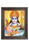 Sri Ram Big Photo Frame - 24x28 Inches for Home & Office Decoration