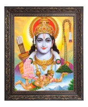 Sri Ram Big Photo Frame - 24x28 Inches for Home & Office Decoration