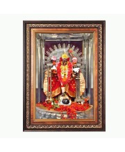 Sri Maa Kali Color Photo 10x14 Inch - Vibrant Religious Wall Art for Home or Office Decor.